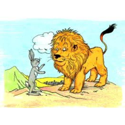 Câu chuyện: Thỏ và Sư Tử